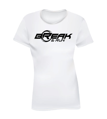 BREAK & RUN (Women's Tee) - White
