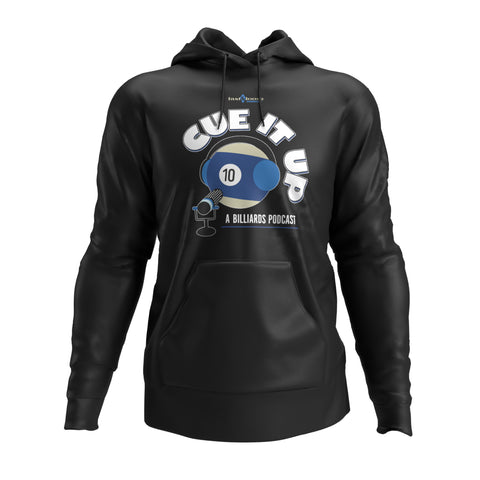 CUE IT UP (Hoodie) - Black