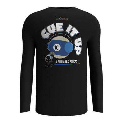 CUE IT UP (Long Sleeve) - Black