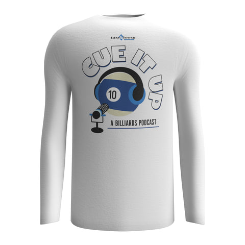 CUE IT UP (Long Sleeve) - White