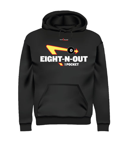 EIGHT-N-OUT (Hoodie) - Black
