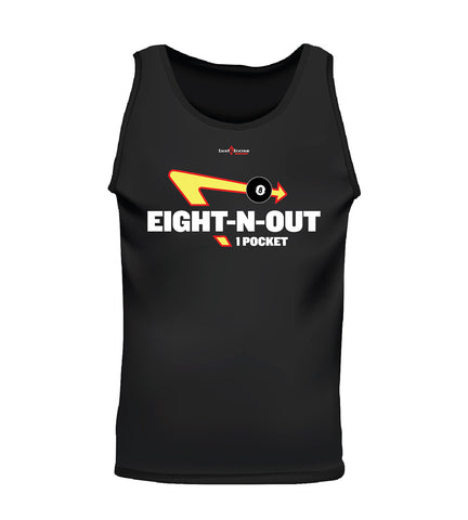 EIGHT-N-OUT (Men's Tank) - Black