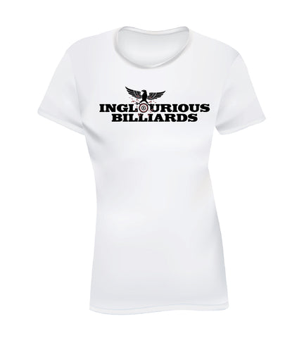 INGLOURIOUS BILLIARDS (Women's Tee) - White