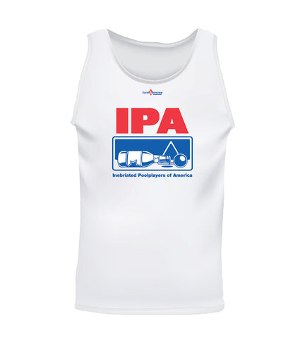 IPA - Inebriated Pool Players of America (Men's Tank) - White