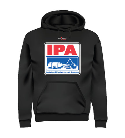 IPA - Inebriated Pool Players of America (Hoodie) - Black