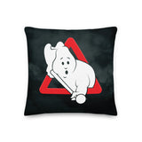 PLAYING THE GHOST (18"x18" Pillow)