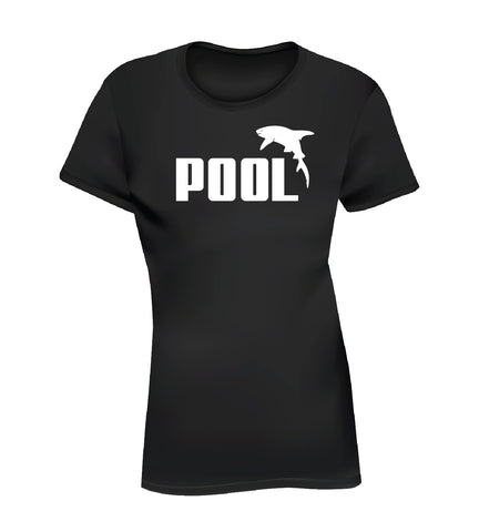 POOL SHARK (Women's Tee) - Black