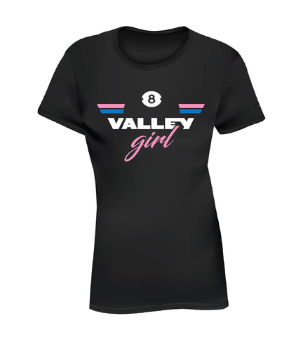 VALLEY GIRL (Women's Tee) - Black