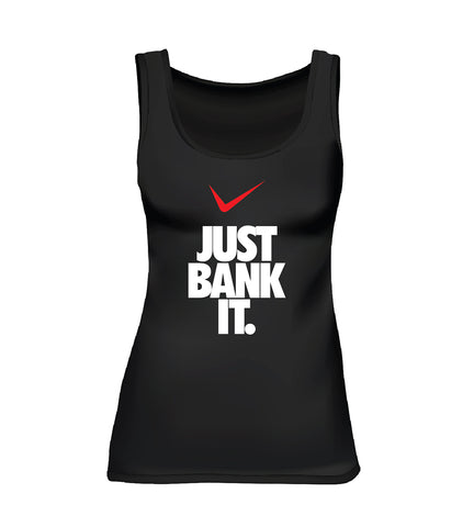 JUST BANK IT (Women's Tank) - Black
