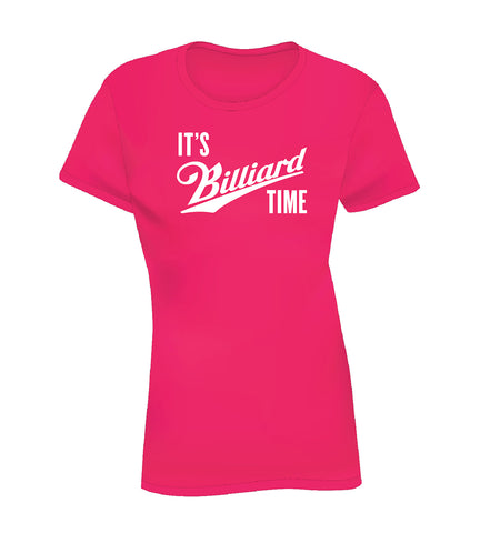 IT'S BILLIARD TIME (Women's Tee) - Pink