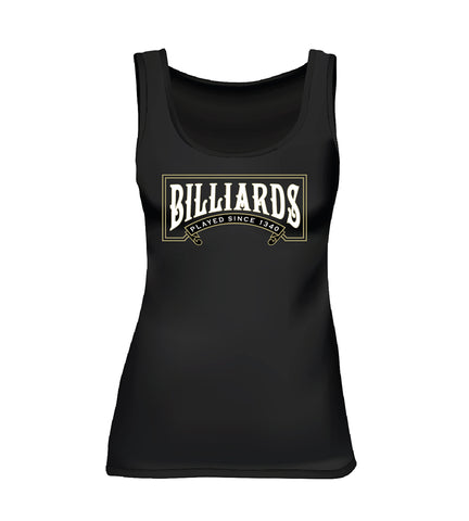 CLASSIC BILLIARDS (Women's Tank) - Black