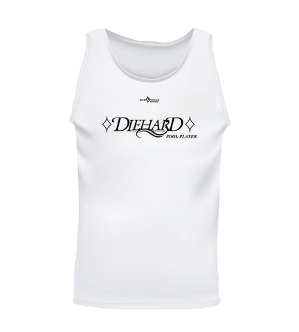 DIEHARD POOL PLAYER (Men's Tank) - White