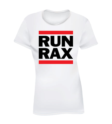 RUN RAX (Women's Tee) - White