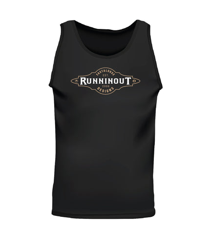 RUNNINOUT (Men's Tank) - Black